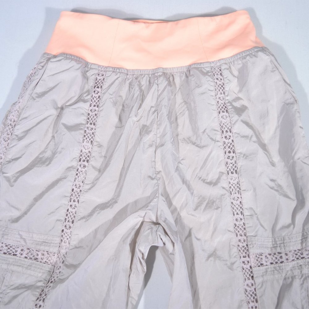Free People Cream Lace-Trim Jogger Pants - Picture 5 of 12